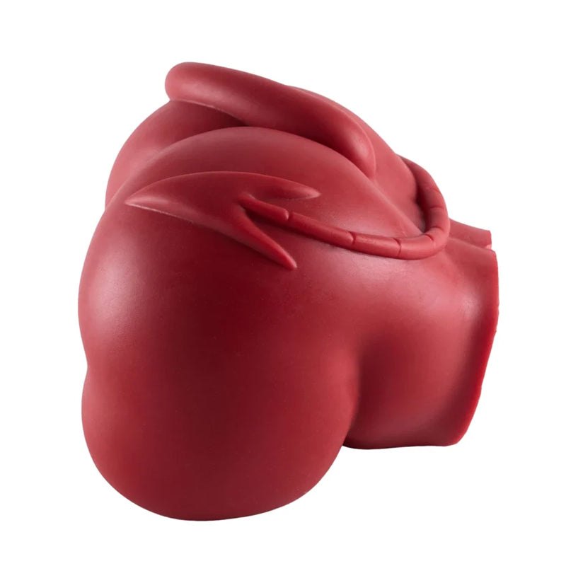 Red torso sex doll with tribal design, photo 8