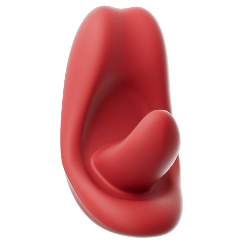 Red wearable app-controlled vibrator, photo 2