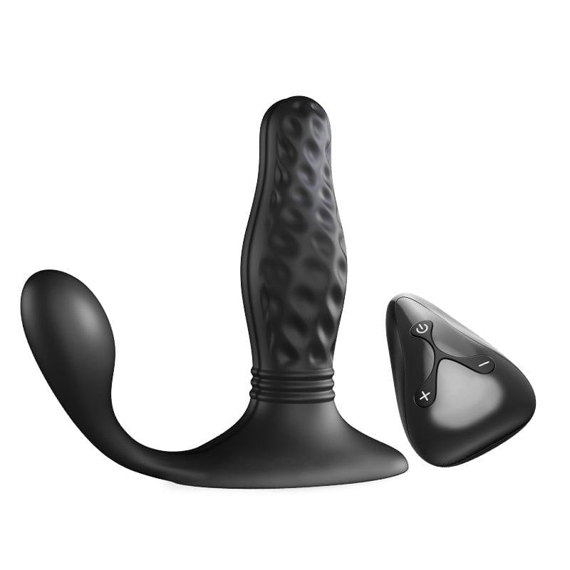 Black remote control prostate massager, photo 2