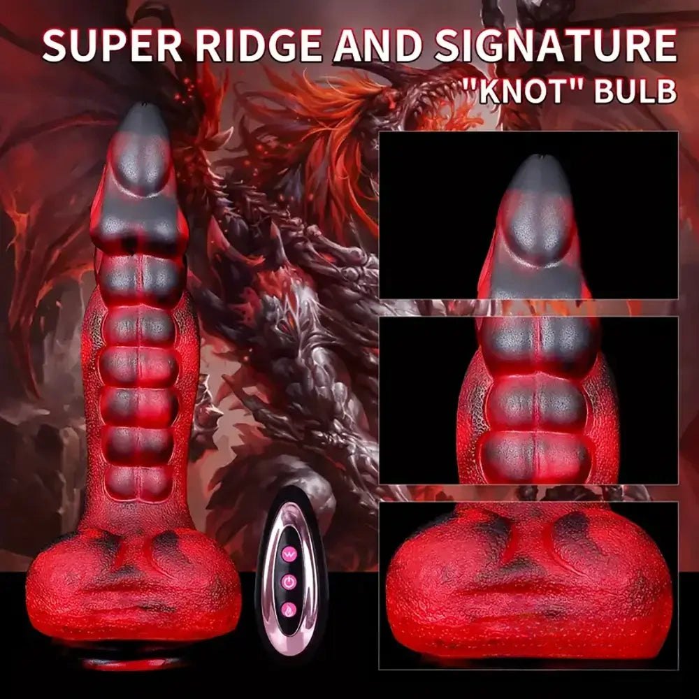 Colorful vibrating thrusting dildo remote, photo 5
