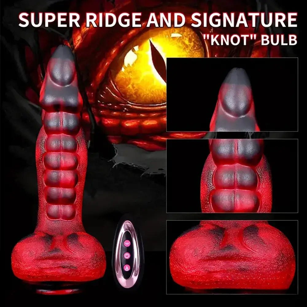 Colorful vibrating thrusting dildo remote, photo 6