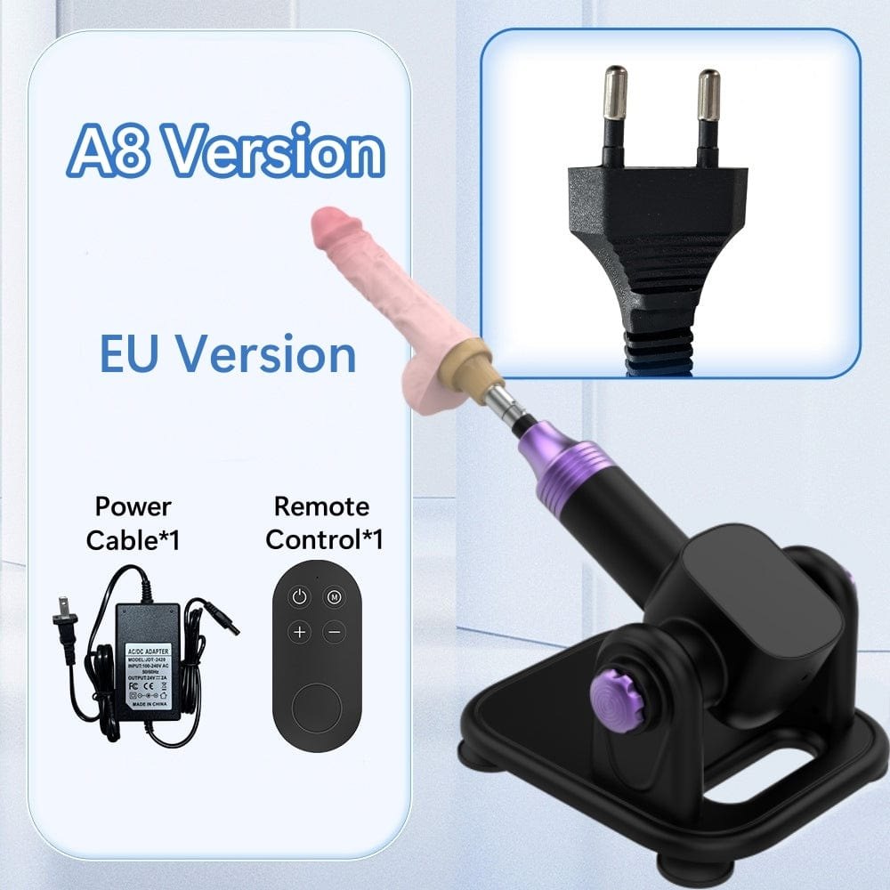 Black remote control thrusting sex machine, photo 10