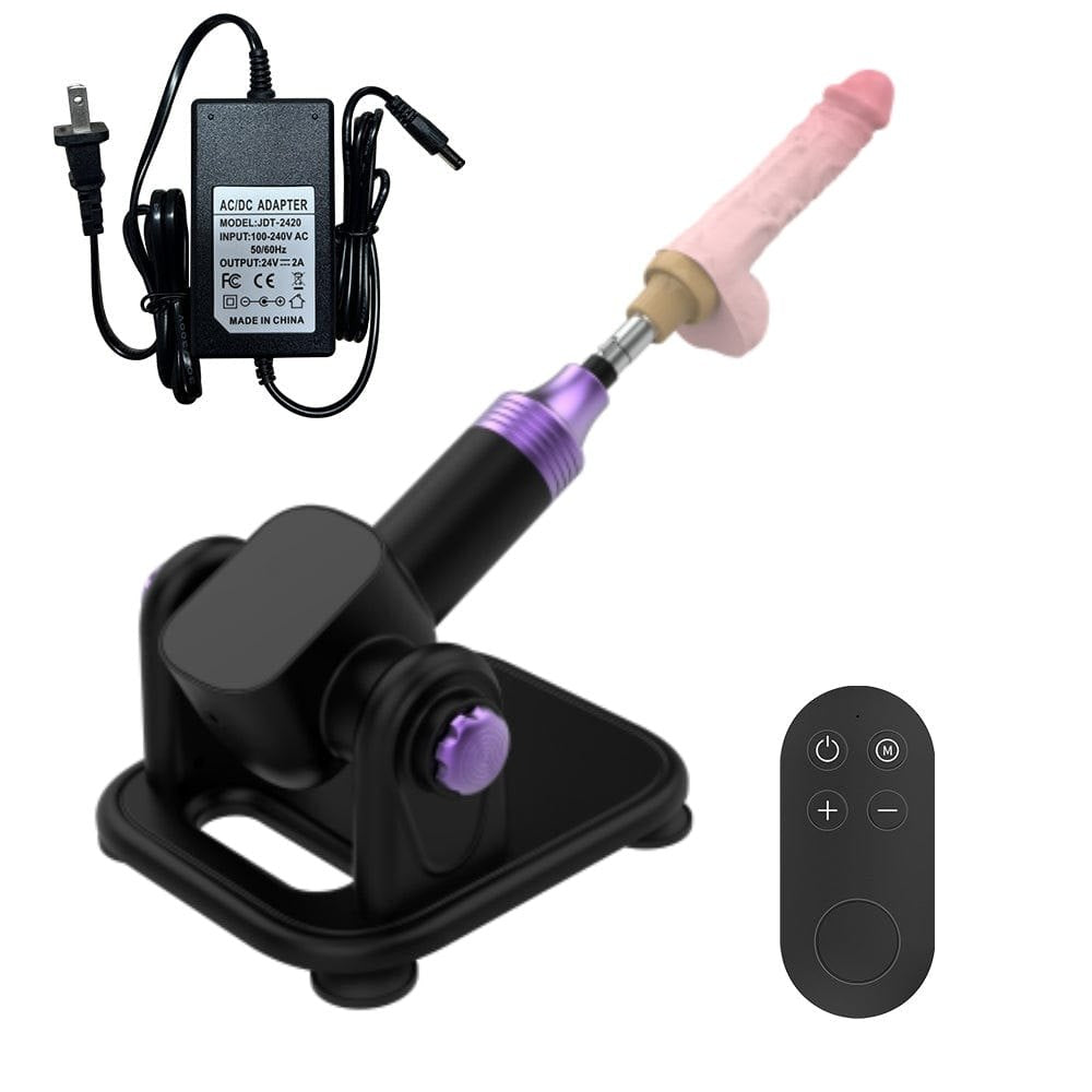 Black remote control thrusting sex machine, photo 7