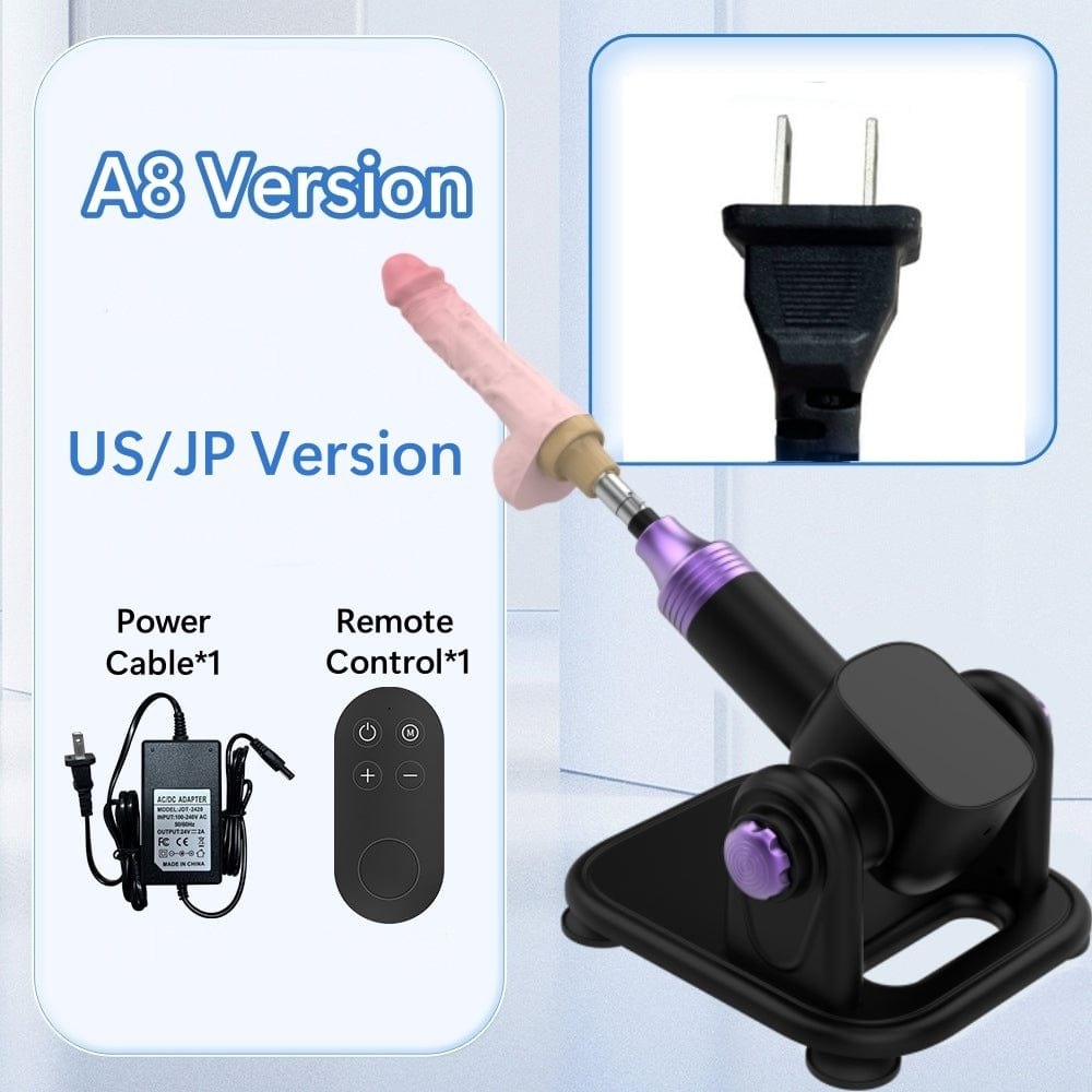 Black remote control thrusting sex machine, photo 8