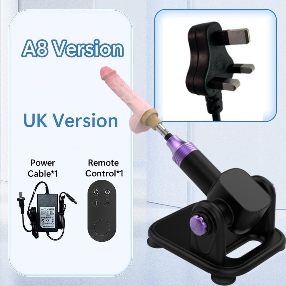 Black remote control thrusting sex machine, photo 9