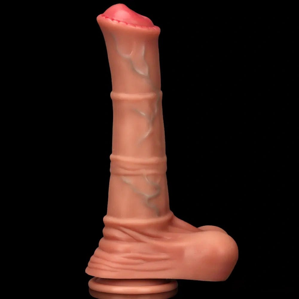 Flesh tone remote thrusting dildo, photo 2