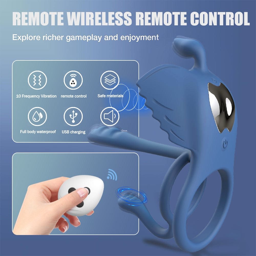 Remote control vibrating cock ring, photo 5