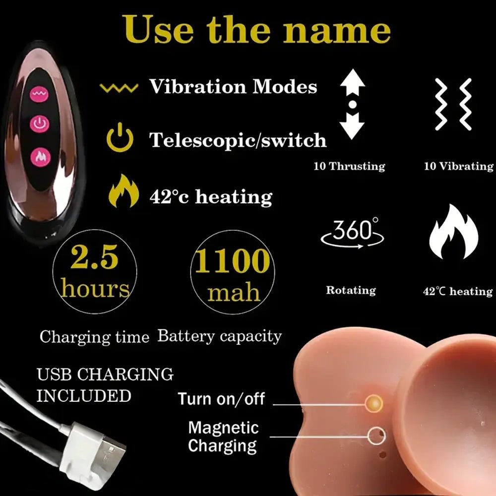Flesh remote vibrating suction cup dildo, photo 7
