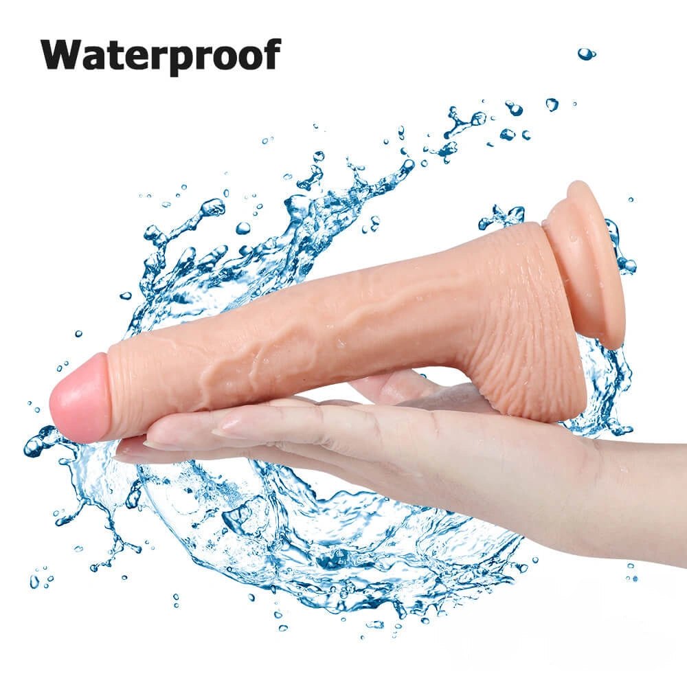 Flesh-tone remote control vibrating dildo, photo 7