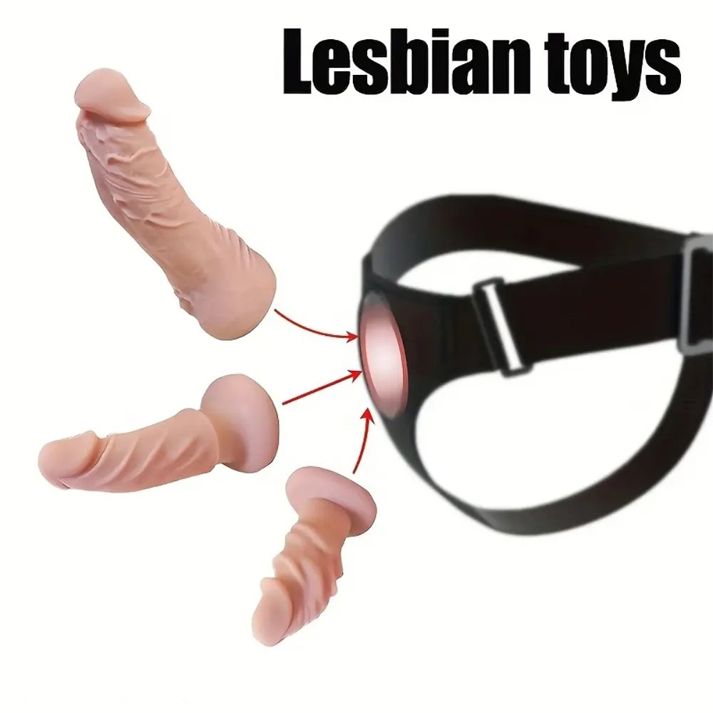 Flesh silicone strap-on harness kit, photo 3