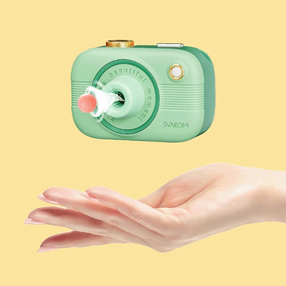 Retro camera shaped suction vibrator with clamps, photo 3