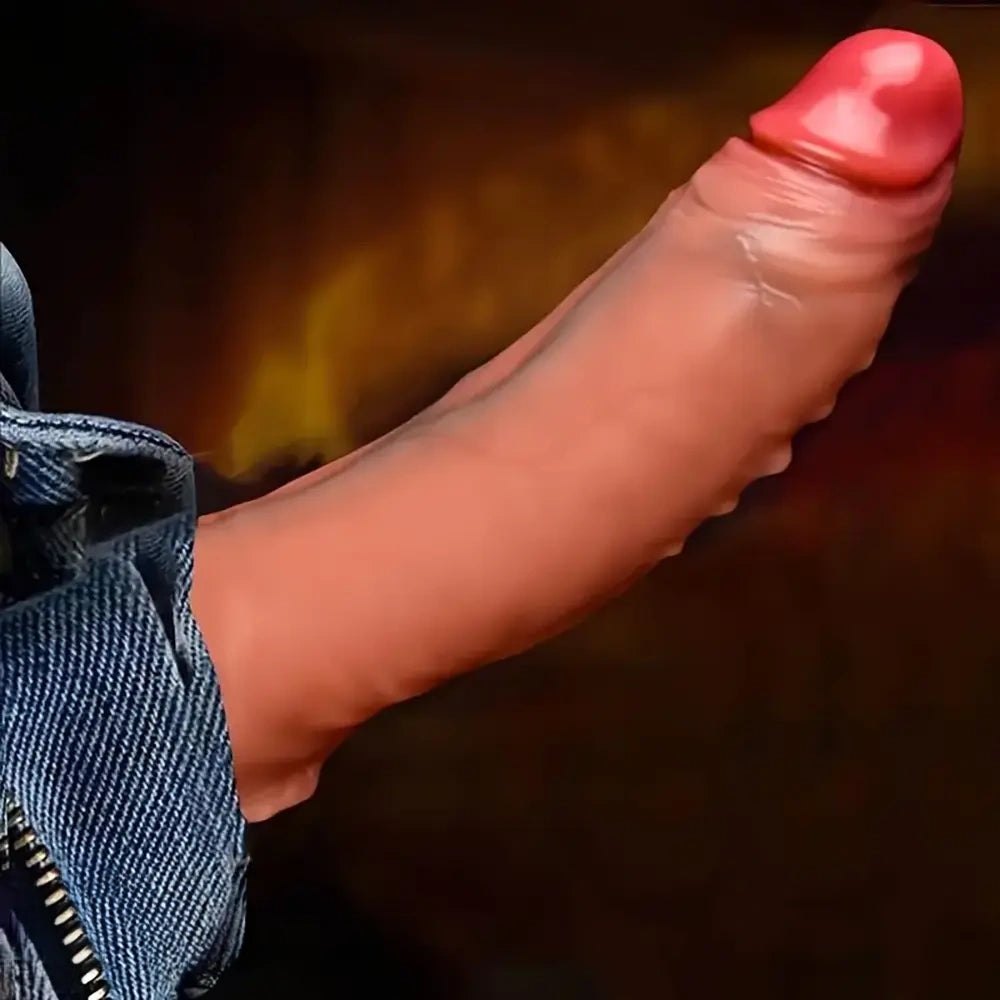 Flesh silicone penis extension sheath, photo 2