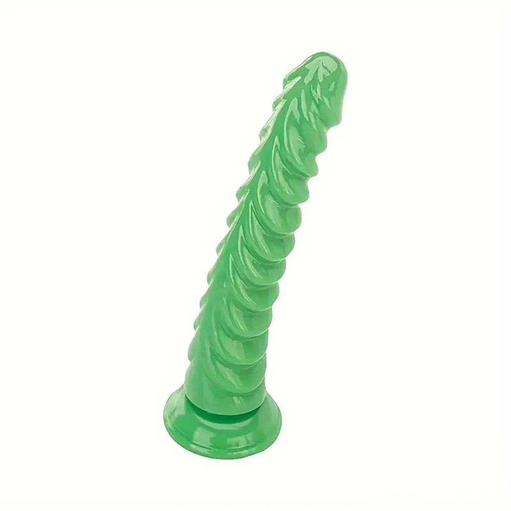Ribbed cone anal dildo, photo 2
