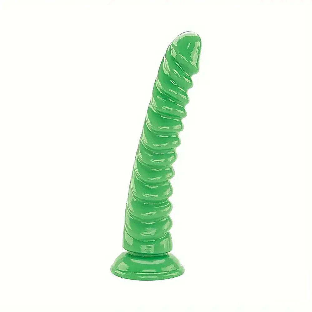 Ribbed cone anal dildo, photo 3