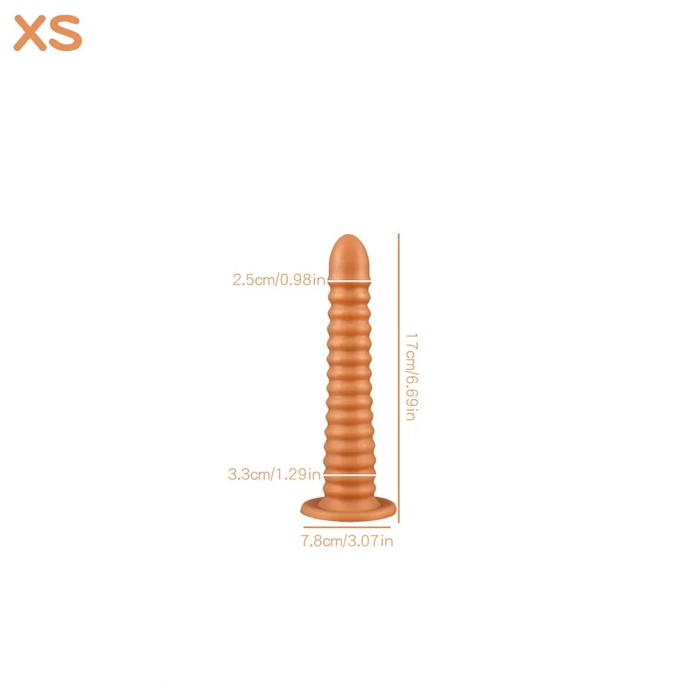 non-luminous B ribbed cone suction cup silicone dildo