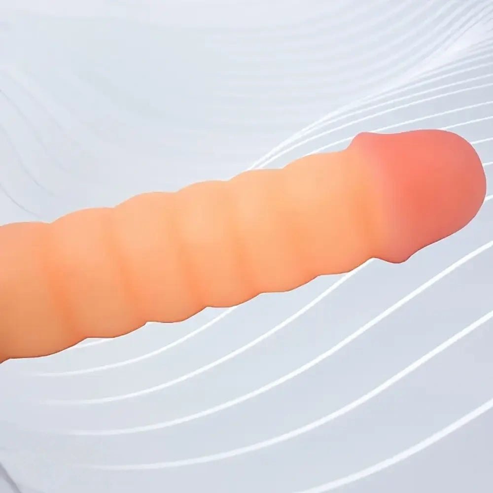 Ribbed double end pvc dildo, photo 8
