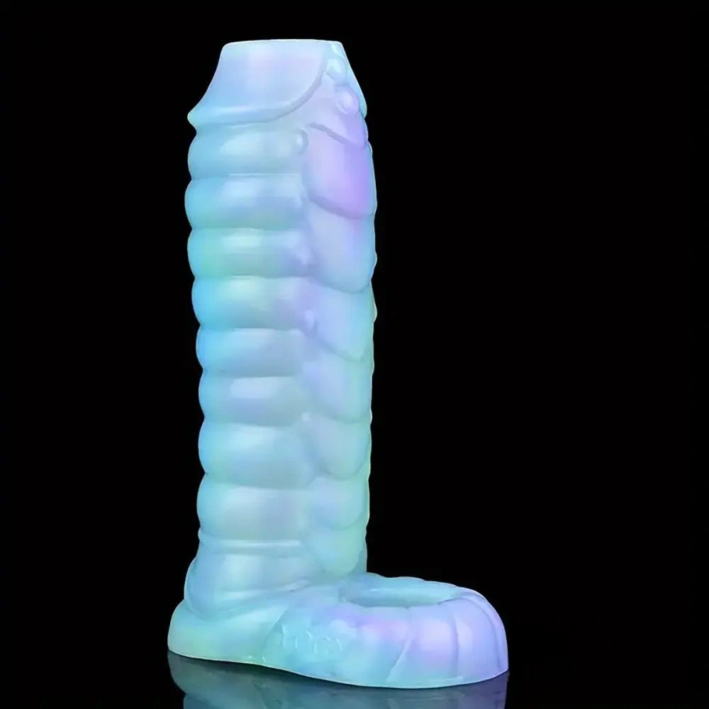 Colorful ribbed fantasy silicone sleeve, photo 5