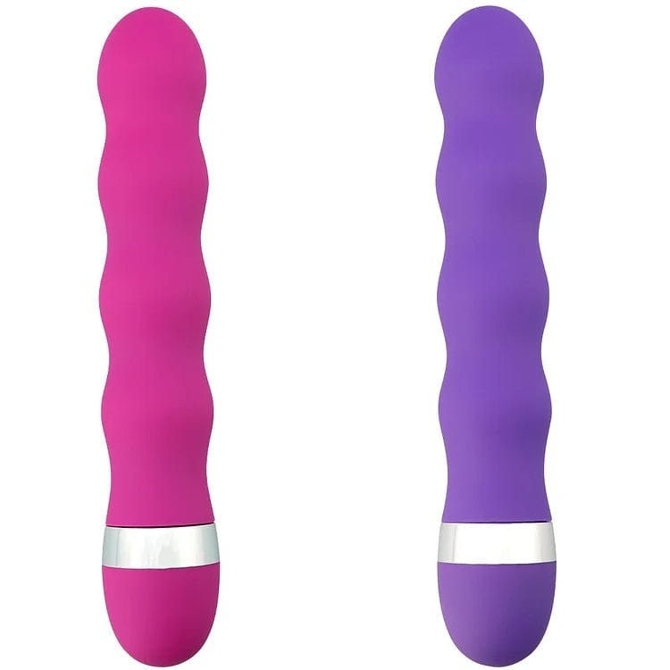 Ribbed silicone g-spot anal vibrator, photo 5