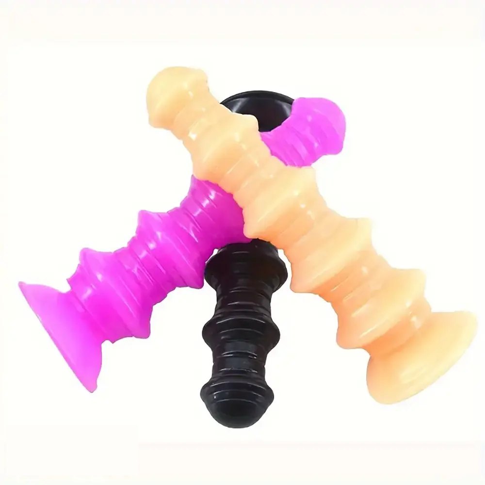 Ribbed graduated PVC anal dildo, photo 5