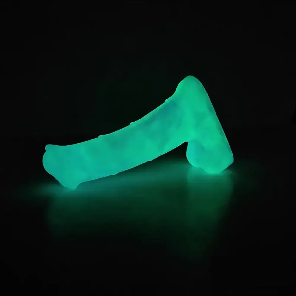 Colorful ribbed horse fantasy silicone dildo, photo 6