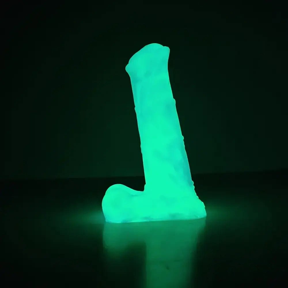 Colorful ribbed horse fantasy silicone dildo, photo 8