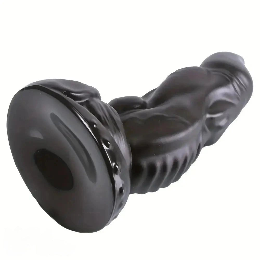 Ribbed monster fantasy pvc dildo, photo 10