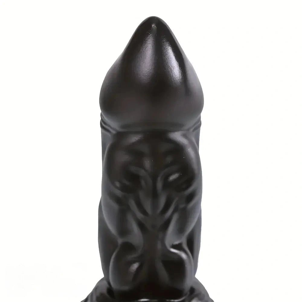 Ribbed monster fantasy pvc dildo, photo 14