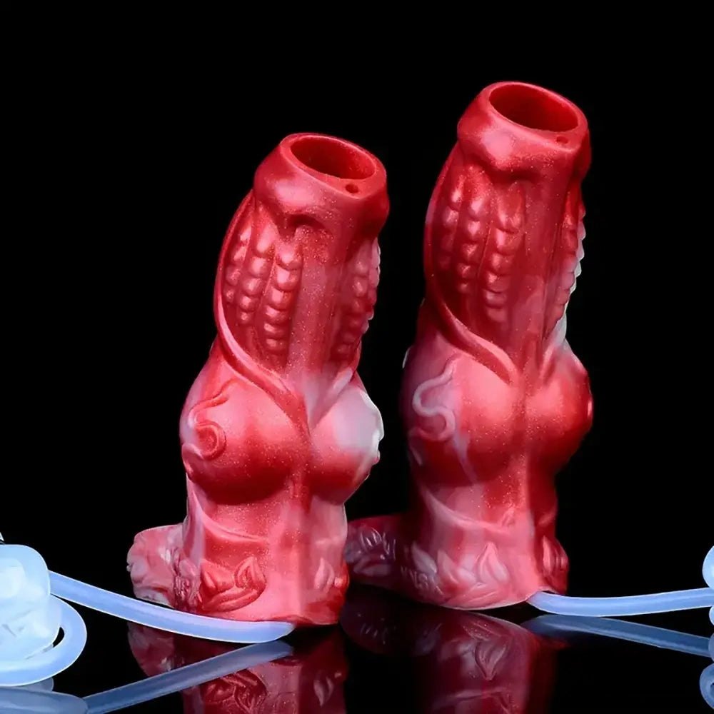 Ribbed monster sleeve dildo, photo 2