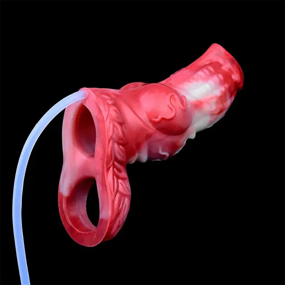 Ribbed monster sleeve dildo, photo 6