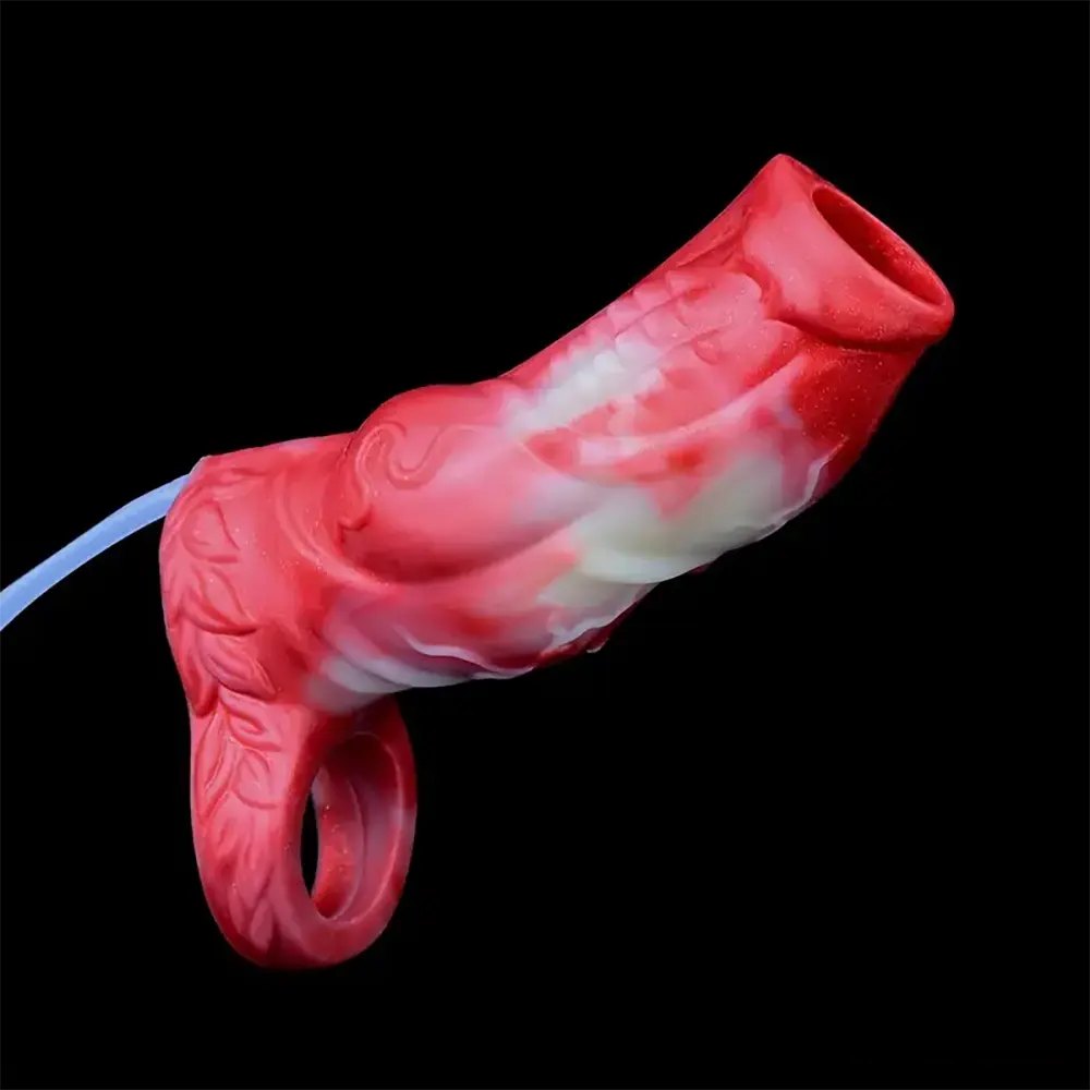 Ribbed monster sleeve dildo, photo 7