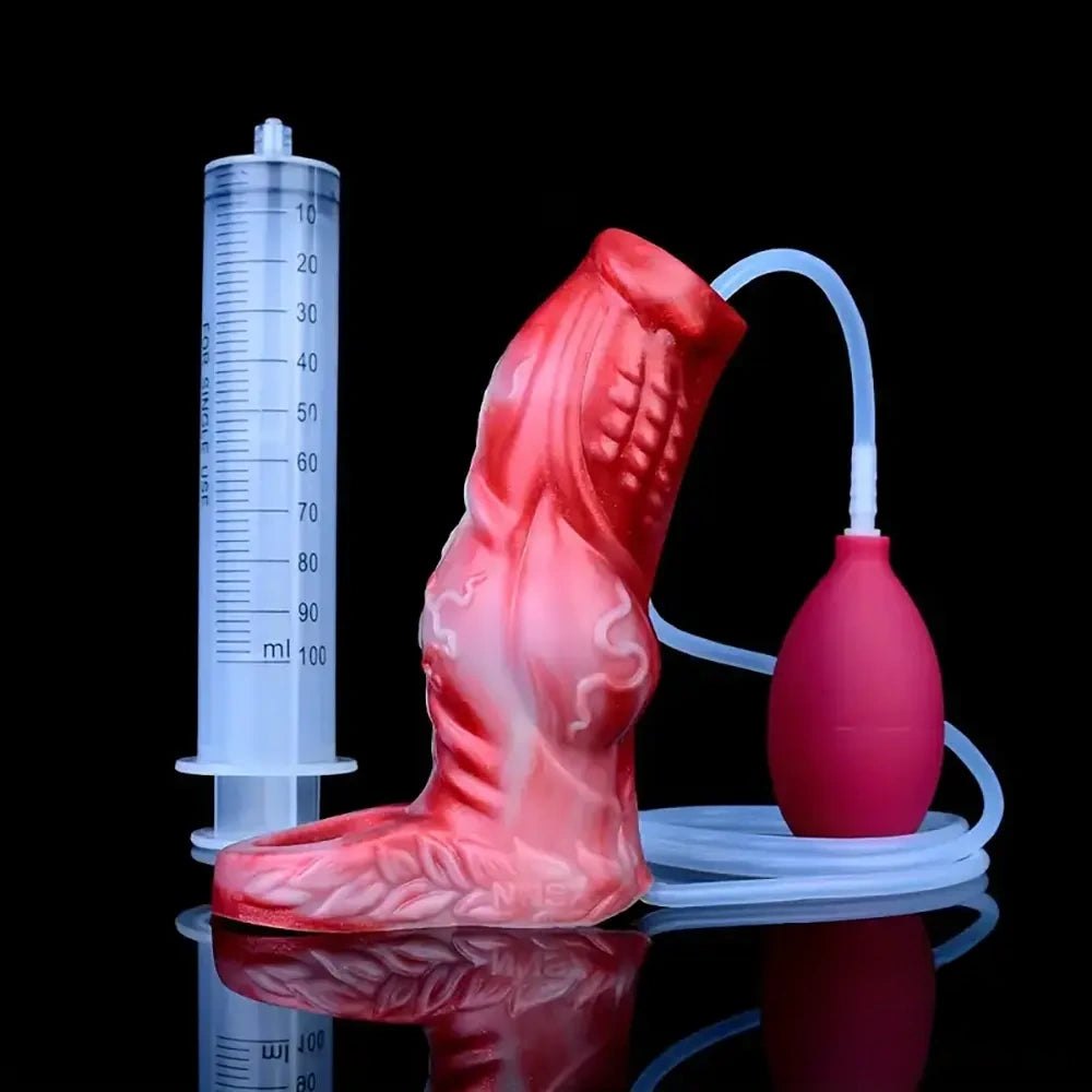 Ribbed monster sleeve dildo, photo 8