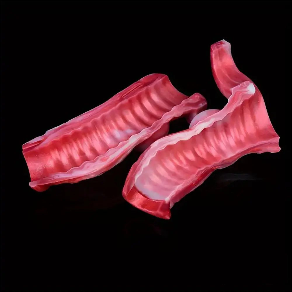 Ribbed monster sleeve dildo, photo 9