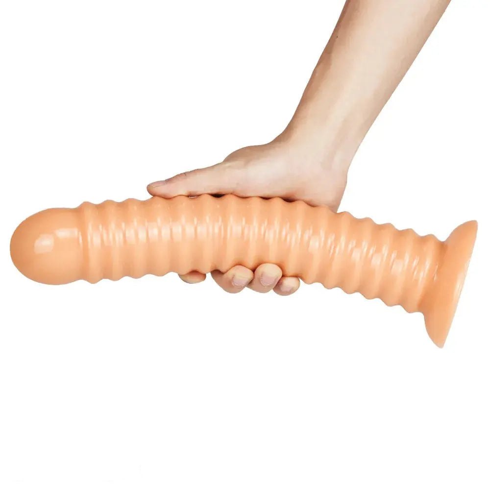 Ribbed pvc strap-on harness dildo, photo 9