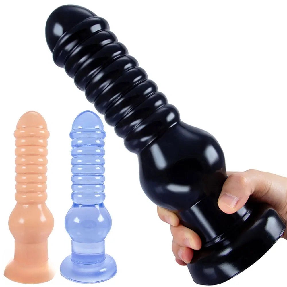 Ribbed PVC suction cup dildo, photo 12