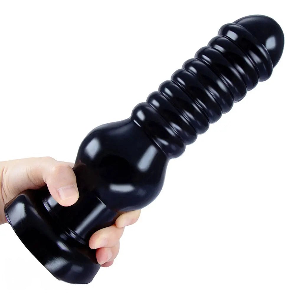 Ribbed PVC suction cup dildo, photo 14
