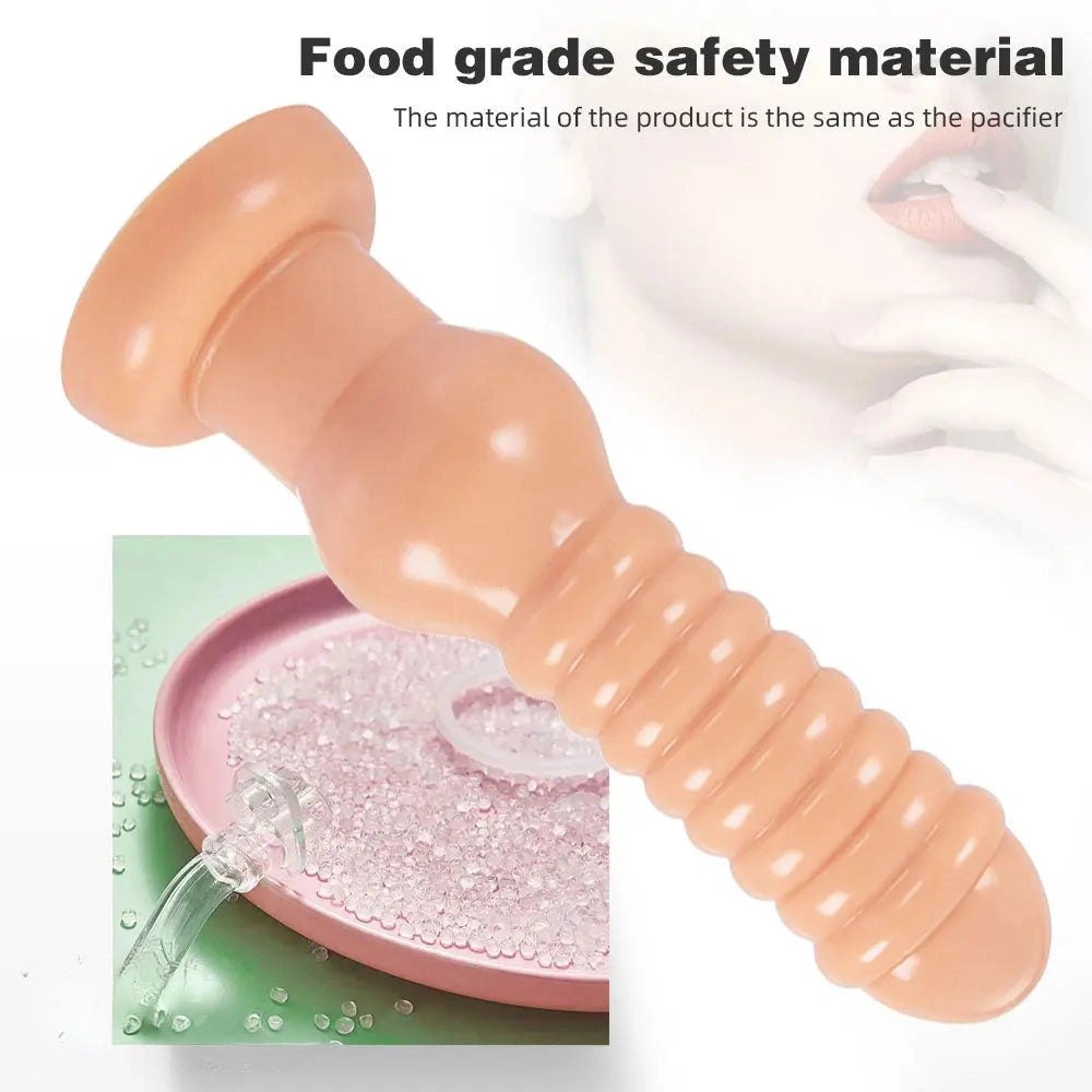 Ribbed PVC suction cup dildo, photo 6