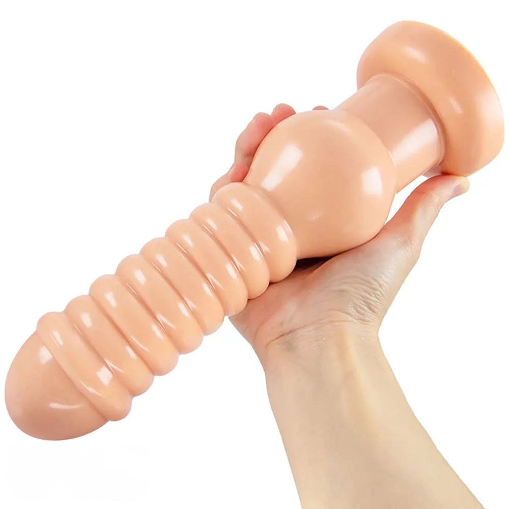 Ribbed PVC suction cup dildo, photo 8