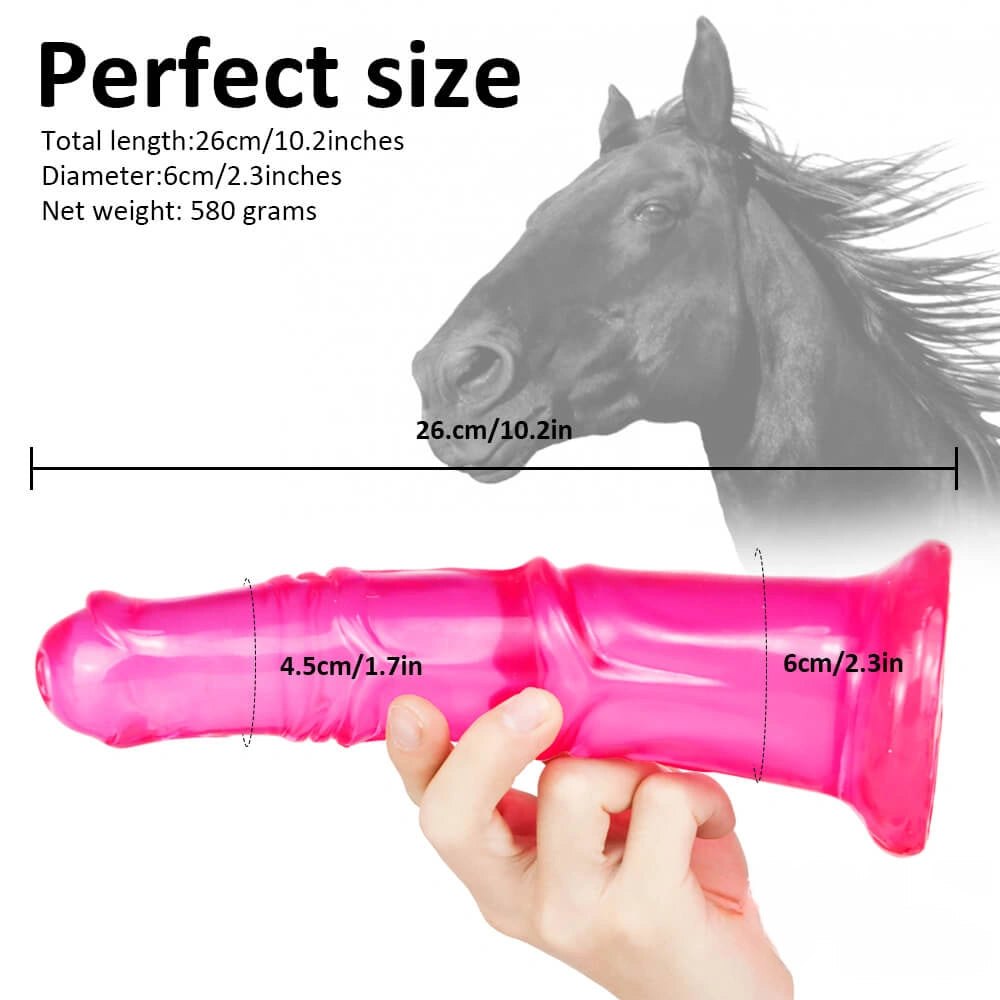 Ribbed pvc realistic dildo, photo 5
