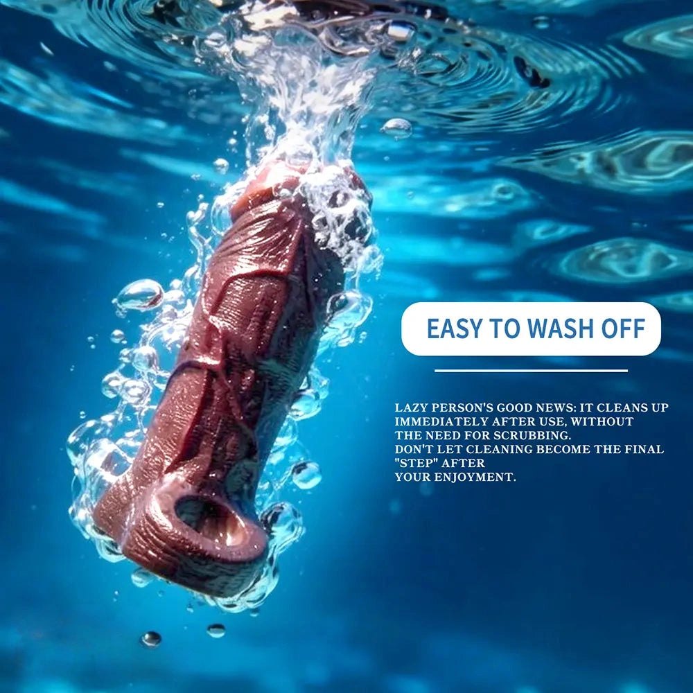 Black ribbed silicone penis extension sleeve, photo 4