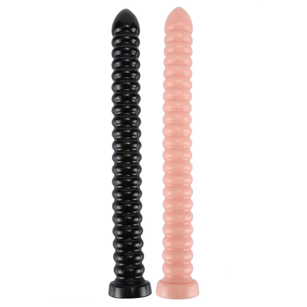 Ribbed pvc spiral dildo, photo 1