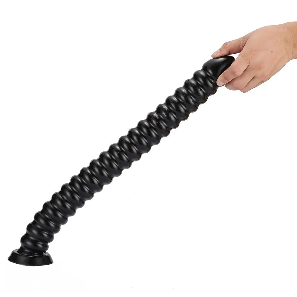 Ribbed pvc spiral dildo, photo 3