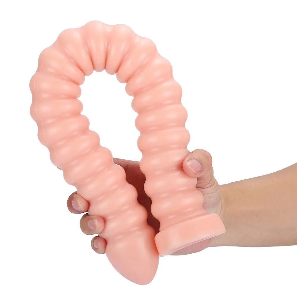 Ribbed pvc spiral dildo, photo 4