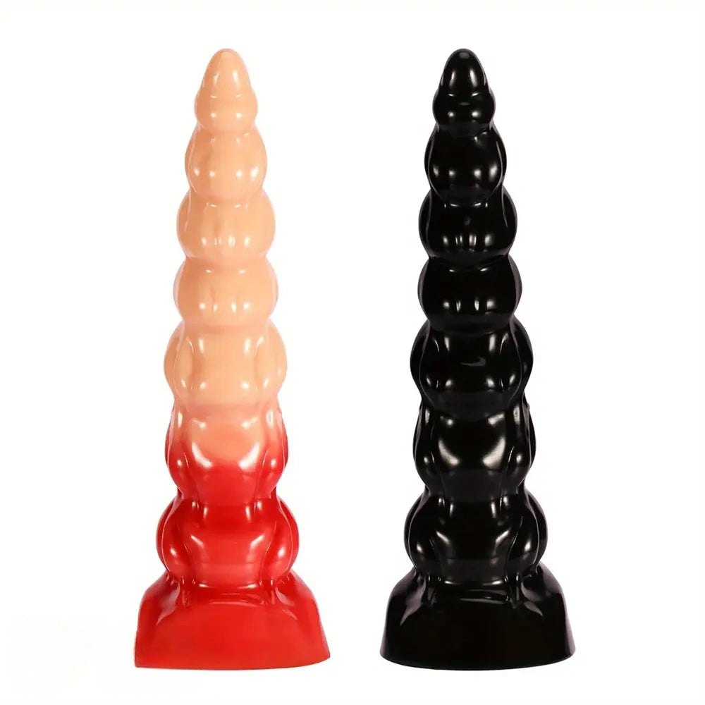 Ribbed spiral pvc anal dildo, photo 11