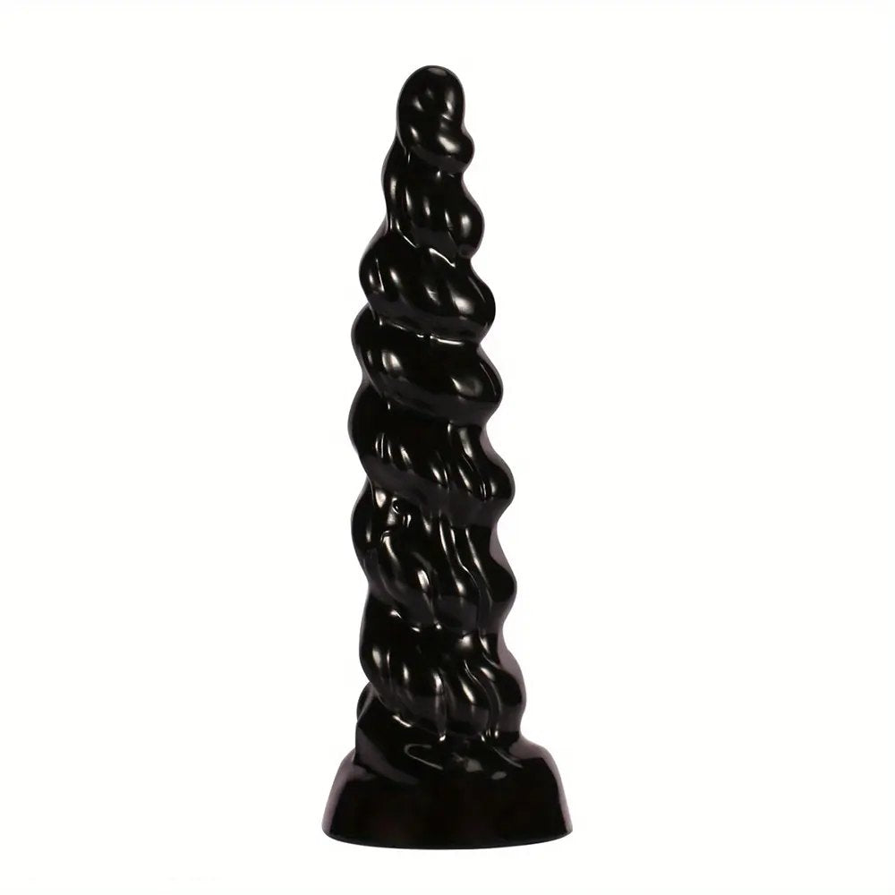 Ribbed spiral pvc anal dildo, photo 12