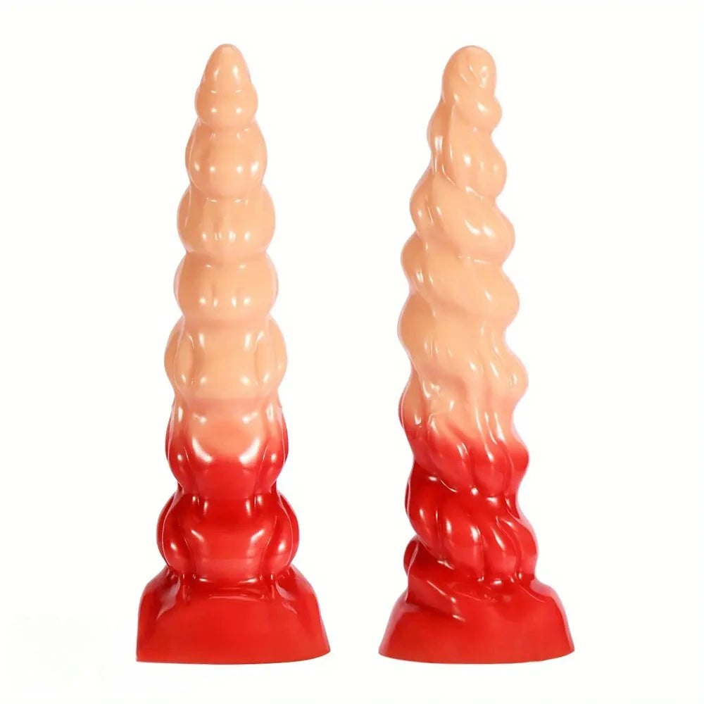 Ribbed spiral pvc anal dildo, photo 3
