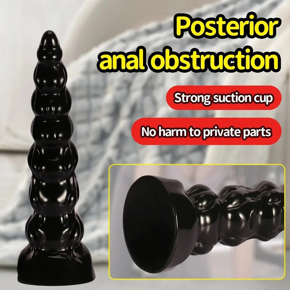 Ribbed spiral pvc anal dildo, photo 9