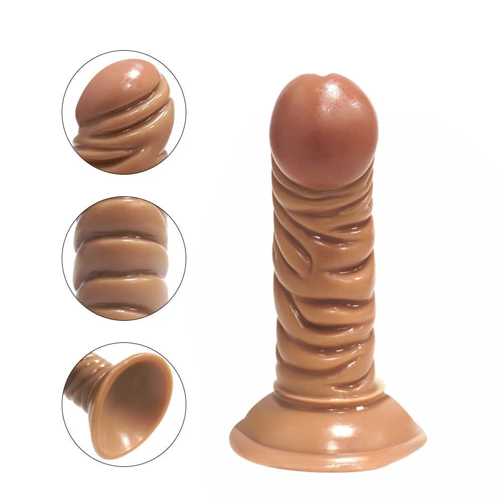 Ribbed suction cup dildo, photo 2