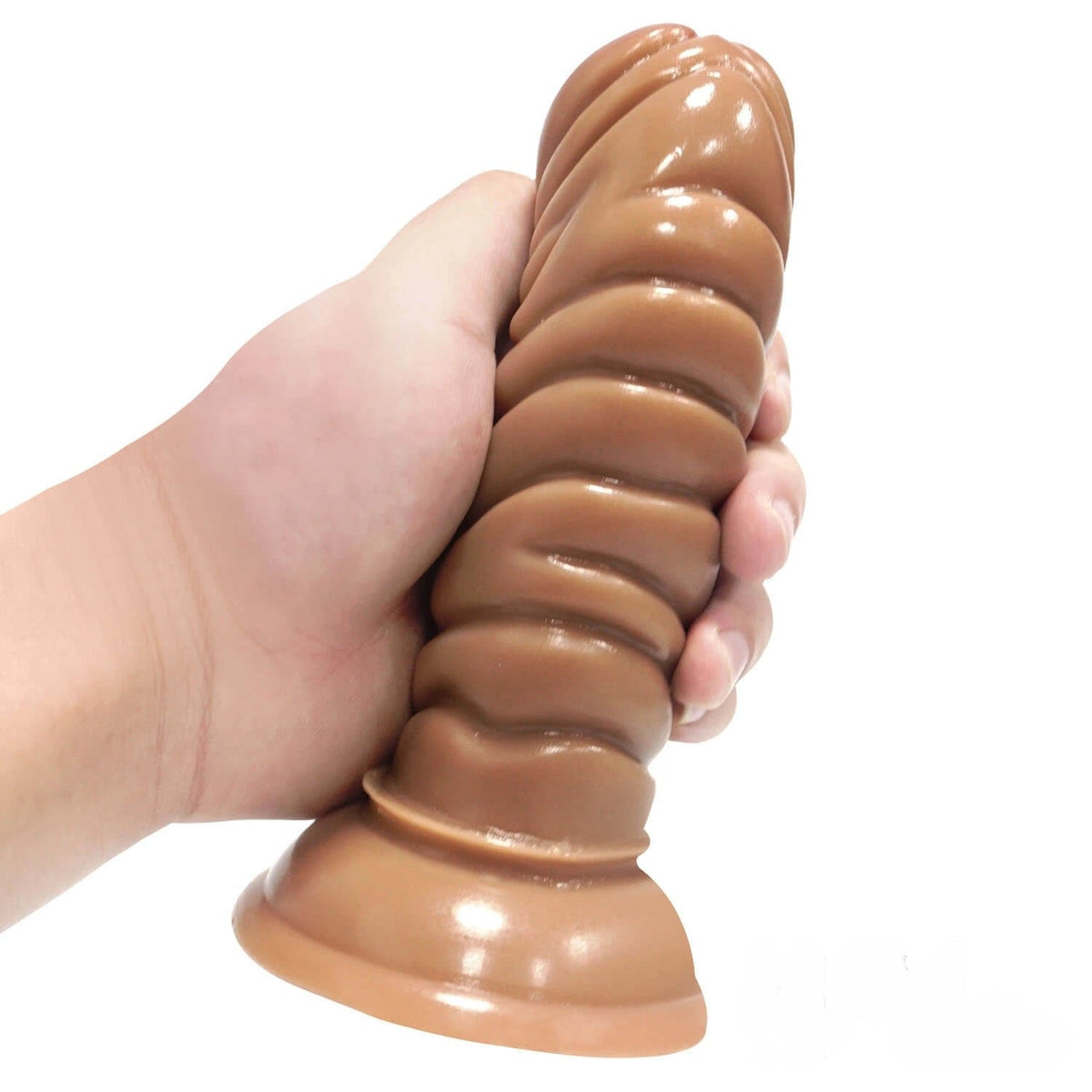 Ribbed suction cup dildo, photo 7