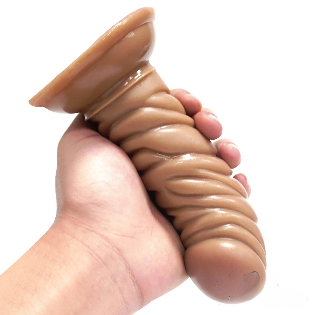 Ribbed suction cup dildo, photo 8