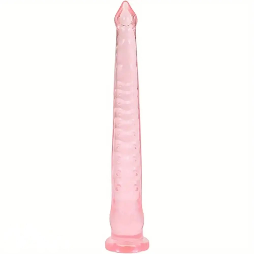 Ribbed tentacle anal training dildo with suction cup base, photo 6